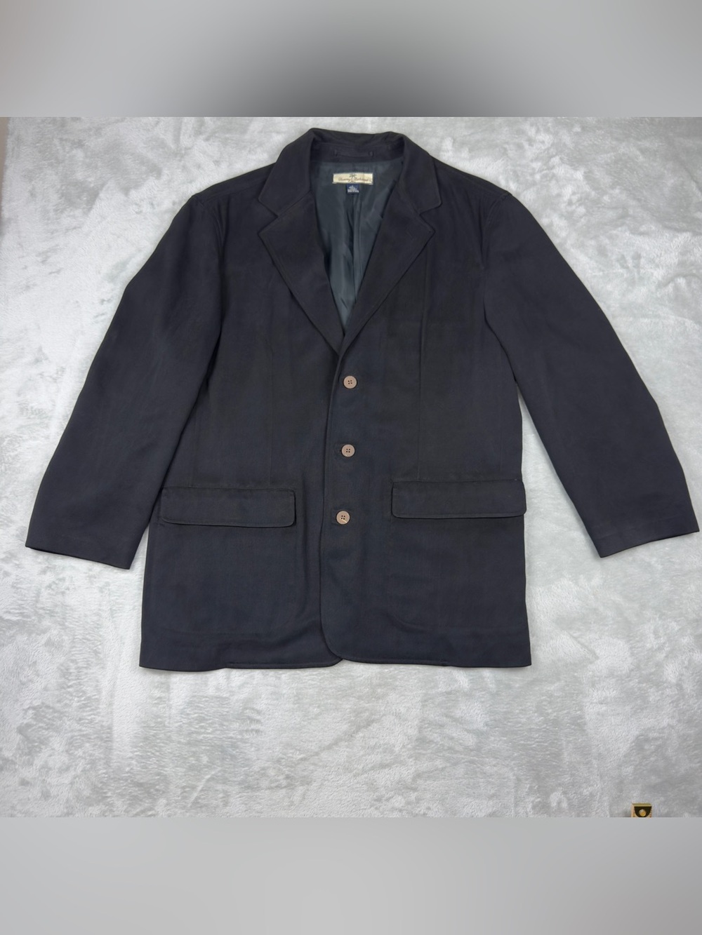 Tommy Bahama 100% Silk Blazer Men's L Black